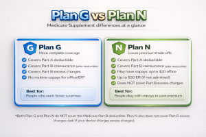 Medicare Plan G vs Plan n