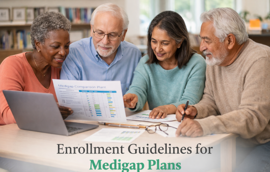 Enrollment process for medicare supplement plans